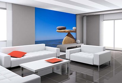 Fototapeta Zen Stones and Sea 24097