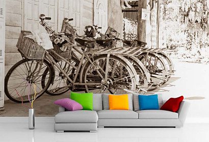 Tapeta Retro Bicykle 29122