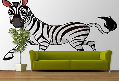 Fototapeta Zebra kreslená 5235