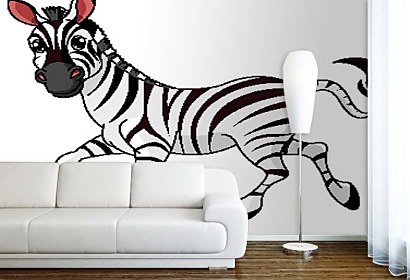 Fototapeta Zebra kreslená 5235