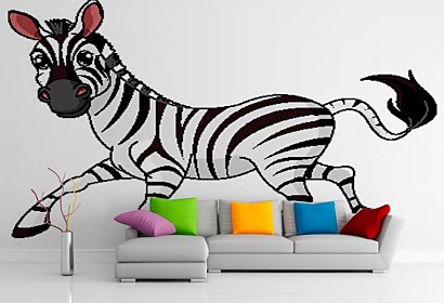 Fototapeta Zebra kreslená 5235