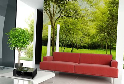 Fototapety Lesy - Green Forest 6657