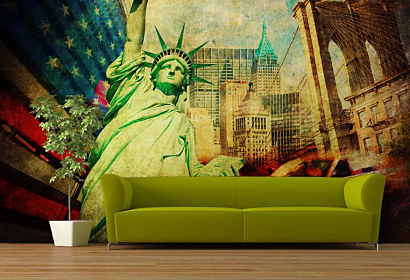 Tapeta Vintage New York 29423