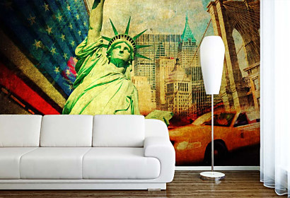 Tapeta Vintage New York 29423