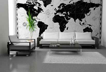 Tapeta Vintage map 29128
