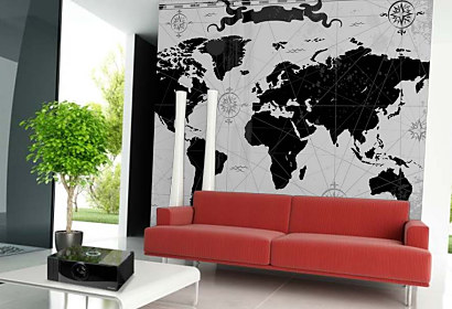 Tapeta Vintage map 29128