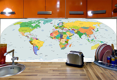 Fototapeta zástena - World Map 28115