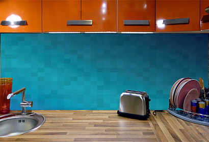 Blue pixel - fototapeta 28027