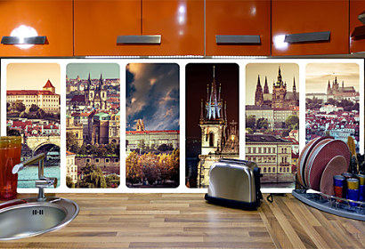 Fotokoláž Praha Panoráma - Fototapeta 28003