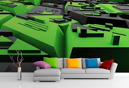 vinylová tapeta 3d efekt na stenu