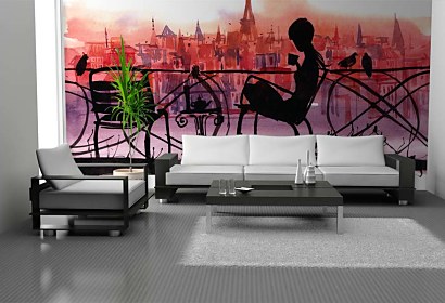 fototapeta vlastný rozmer - romantic paris