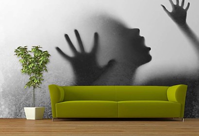 čierno biela tapeta - shadow