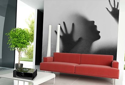 tapeta do obývačky čierno biela