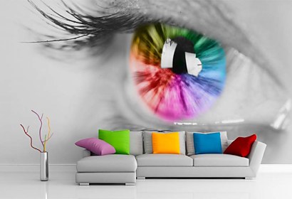 Fototapeta Rainbow eye 445